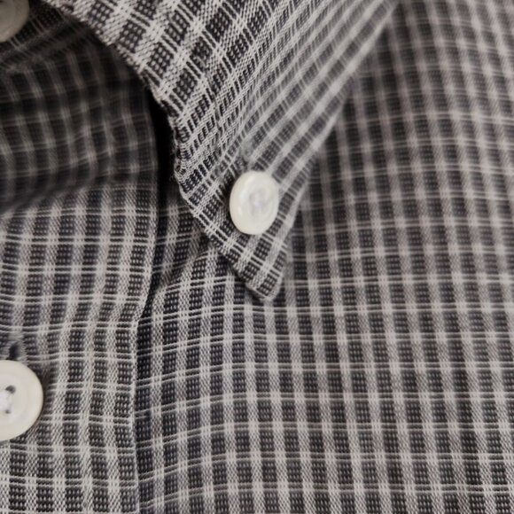 Wear Guard For Work Button Up Shirt 3XL Cotton Polyester Gray Check Adult Men - Picture 12 of 16